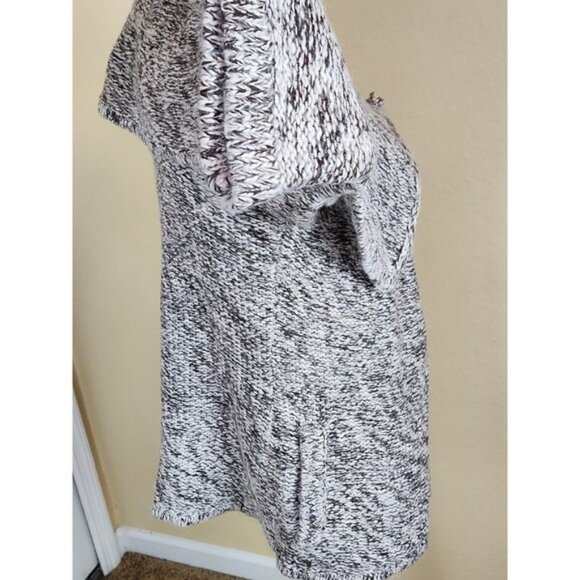 Vertigo Paris Mohair Wool Blend Coat Cardigan Size M Brown Gold Specks - Picture 8 of 14